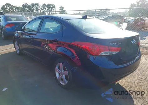 2013 Hyundai Elantra Gls from USA, damaged, VIN 5NPDH4AE4DH339798
